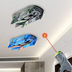 Coche RC trepador de paredes guiado por láser con luz LED para niños
