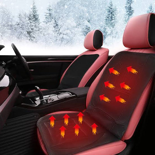 Cojín calefactable para asiento de coche con cobertura completa