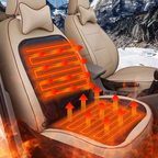 Cojín calefactable para asiento de coche con cobertura completa