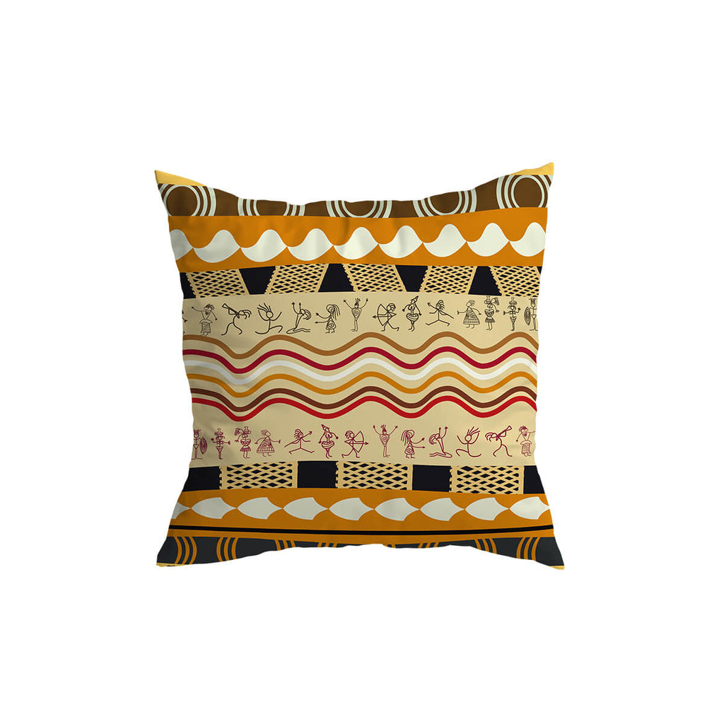 Cojín decorativo con estampado africano