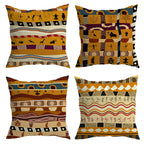 Cojín decorativo con estampado africano