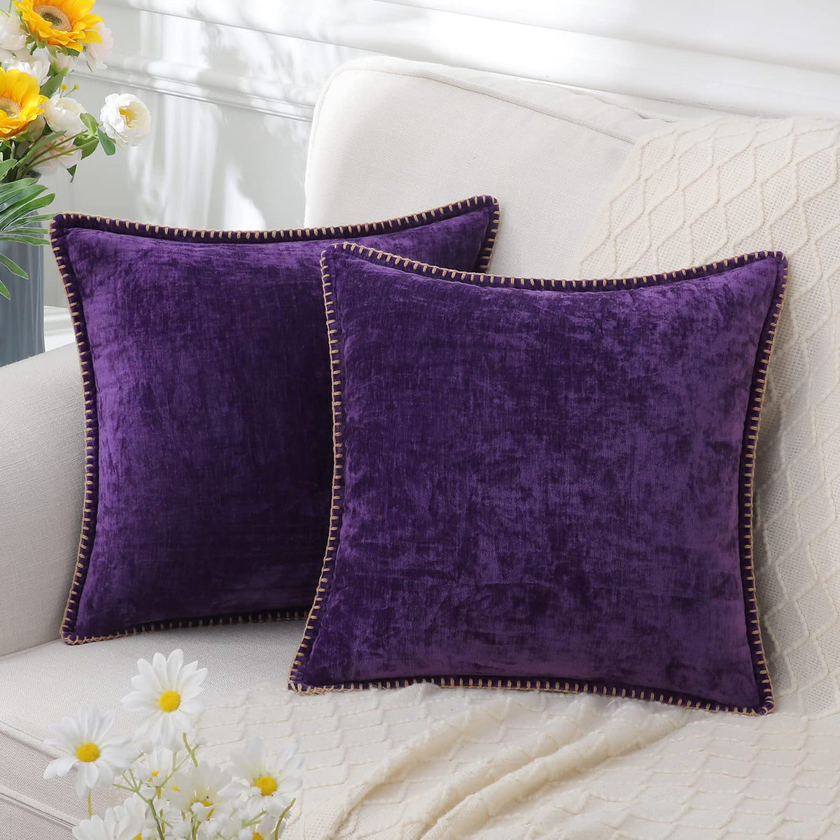 Cojín decorativo de lujo para sofá y cama