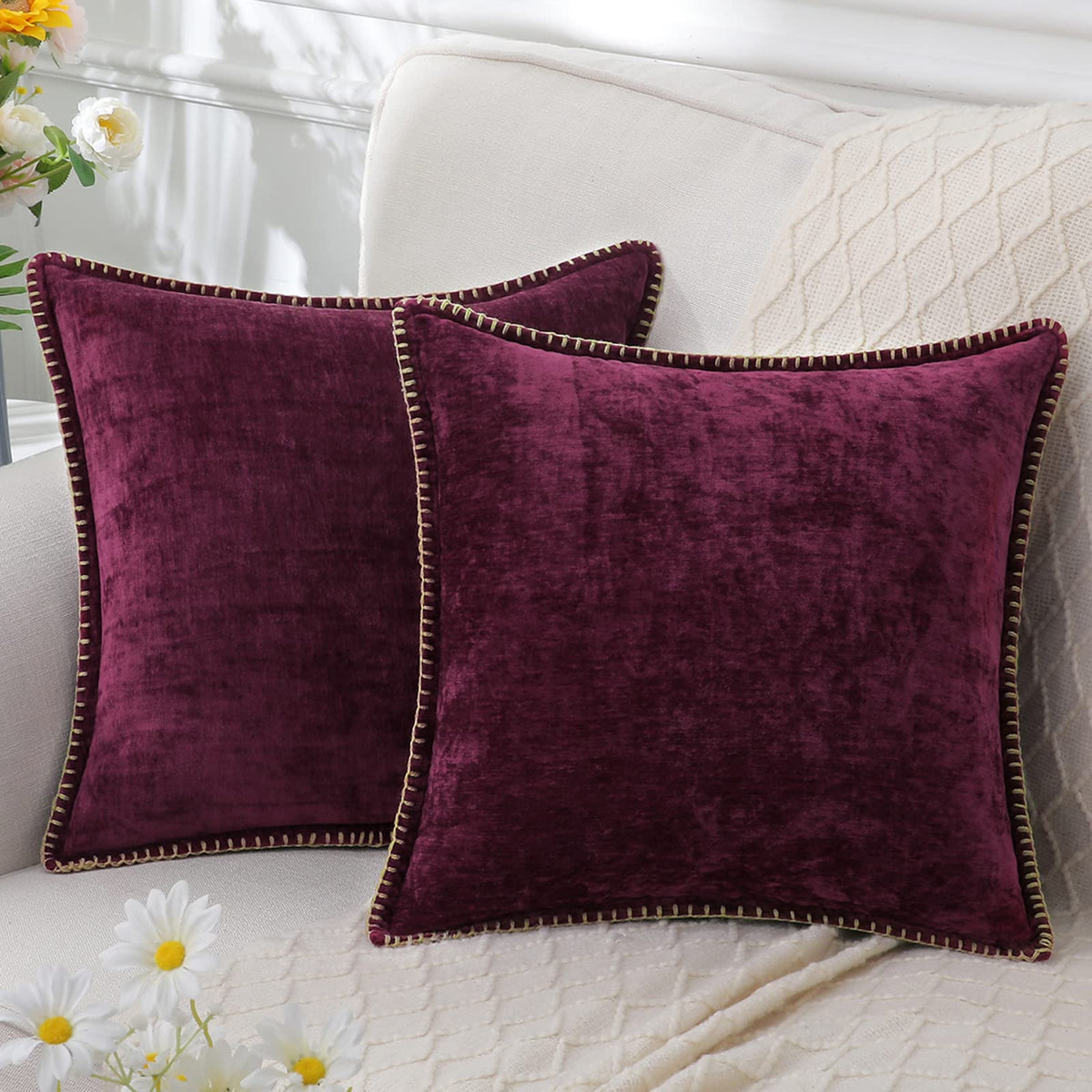 Cojín decorativo de lujo para sofá y cama