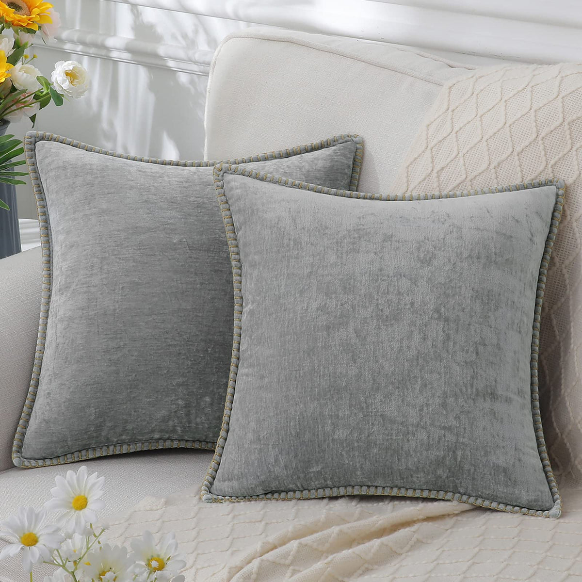 Cojín decorativo de lujo para sofá y cama