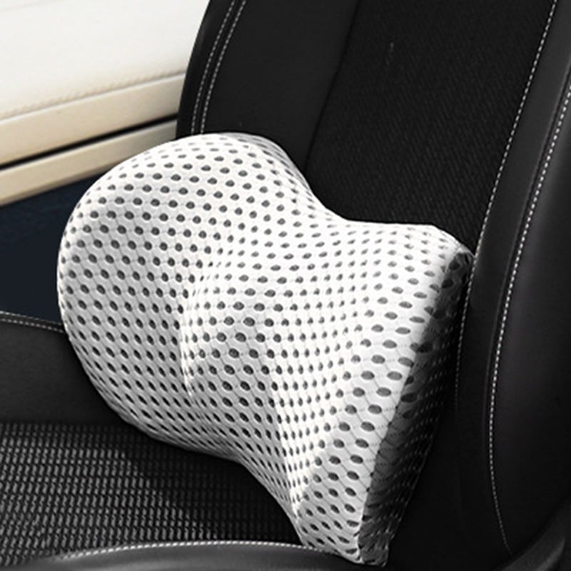 Cojín lumbar ortopédico SpineRest | Soporte ergonómico para la espalda en oficina, coche y hogar | Funda extraíble
