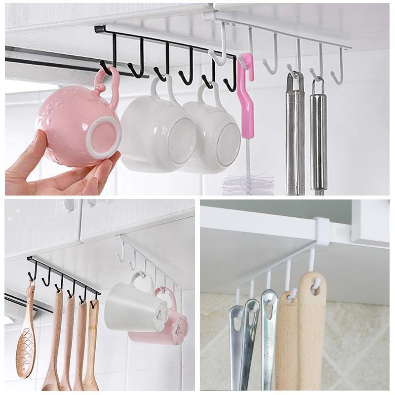 Colgador bajo mueble sin taladro