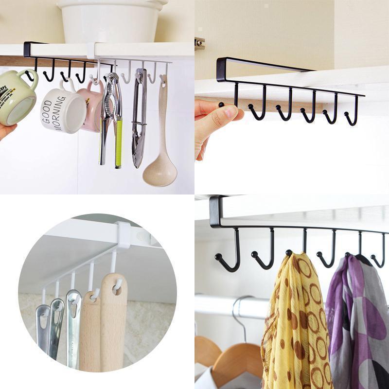 Colgador bajo mueble sin taladro