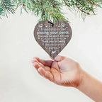 Colgante de madera para árbol de Navidad – Decoración amistad