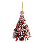 Colgante decorativo de árbol de Navidad en acrílico