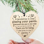 Colgante decorativo de madera para árbol de Navidad