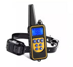 Collar de adiestramiento electrónico para perros con vibración y tono, alcance de 792 m, impermeable y recargable con ma