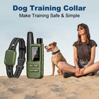Collar de adiestramiento para perros con mando a distancia, alcance de 1006 m, collar ajustable para perros de 4,5 a 54 