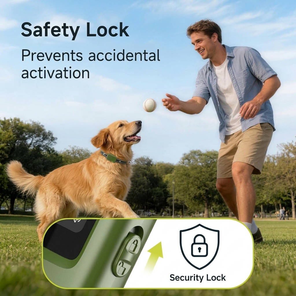 Collar de adiestramiento para perros con mando a distancia, alcance de 1006 m, collar ajustable para perros de 4,5 a 54 
