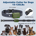 Collar de adiestramiento para perros con mando a distancia, alcance de 1006 m, collar ajustable para perros de 4,5 a 54 
