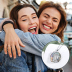 Collar de la amistad con árbol de la vida calado