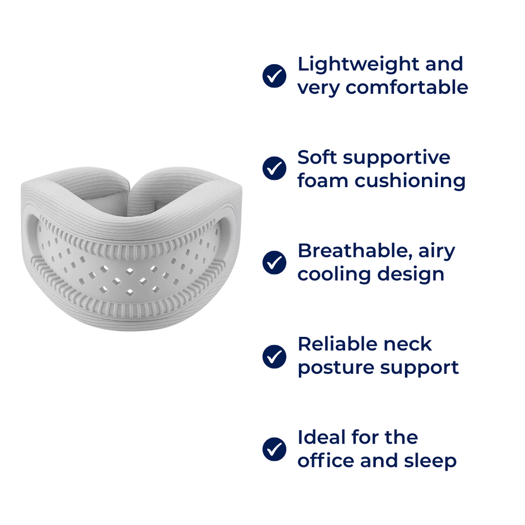 Collarín cervical suave CerviSoft con espuma acolchada y diseño transpirable
