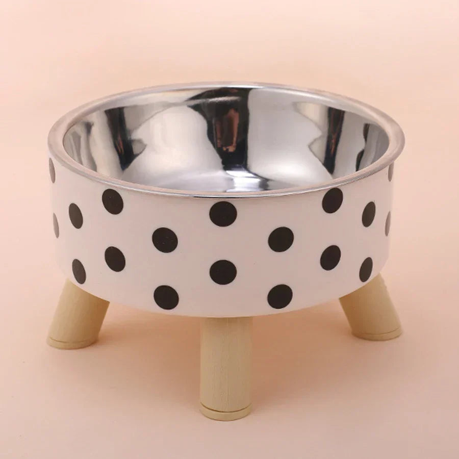 Comedero elevado de lujo para perros y gatos