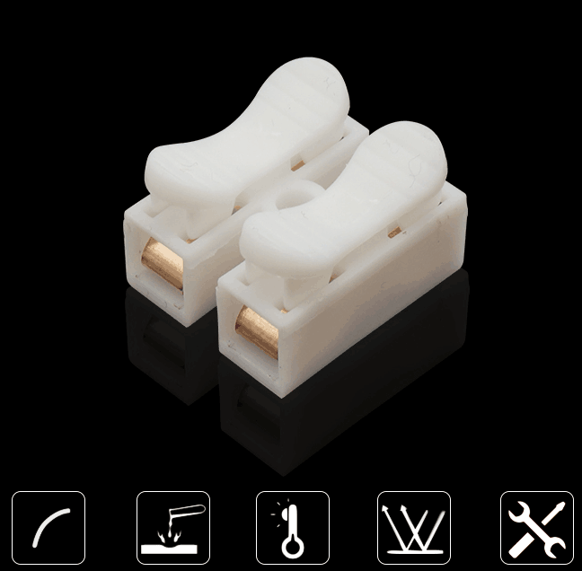Conector de terminal de presión autoajustable