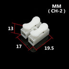 Conector de terminal de presión autoajustable