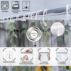 Conjunto de baño con estampado floral digital