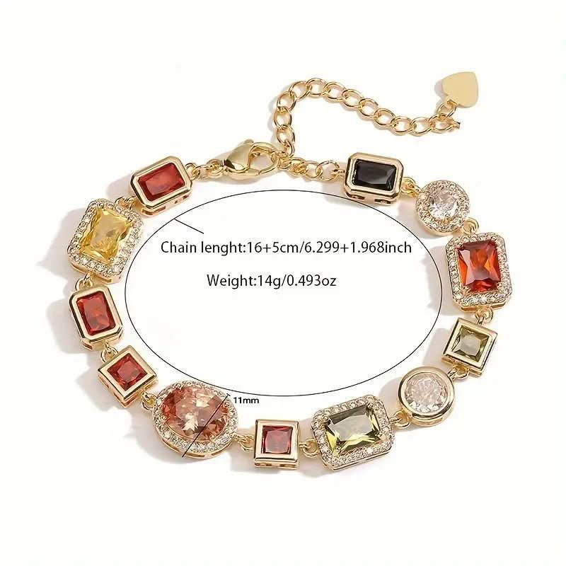 Conjunto de joyería con diseño geométrico moderno