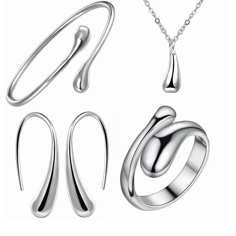 Conjunto de joyería de cuatro piezas