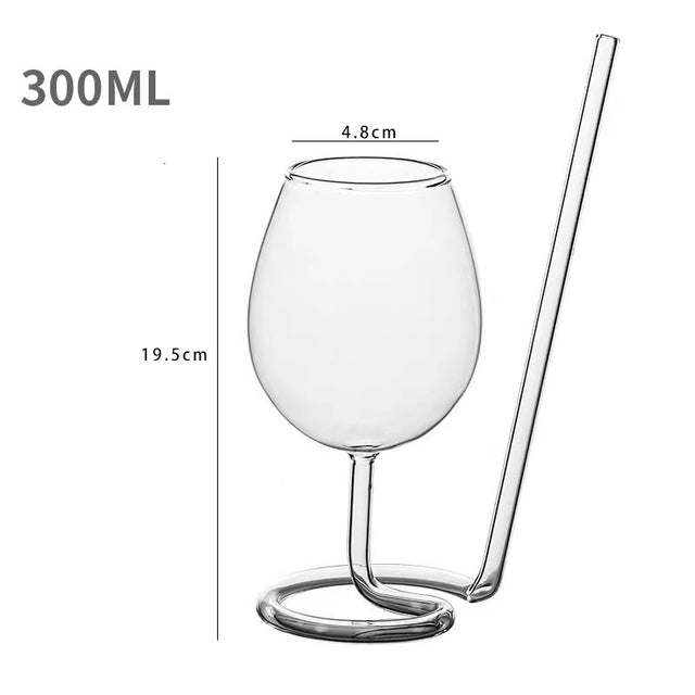 Copa geométrica creativa para vino y cócteles