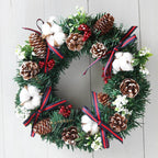 Corona de Navidad decorativa de PVC de 30 cm o 40 cm
