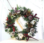 Corona de Navidad decorativa de PVC de 30 cm o 40 cm