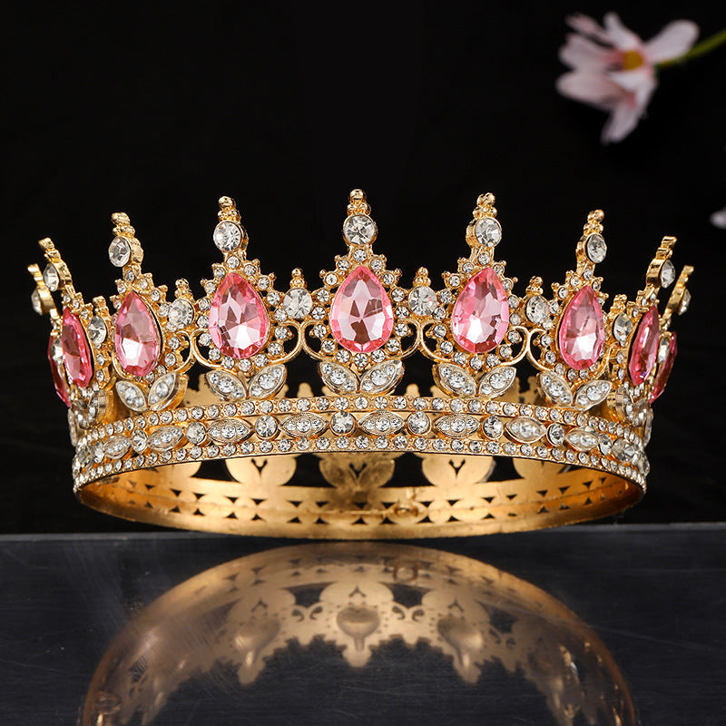 Corona para mujer con elegantes piedras preciosas