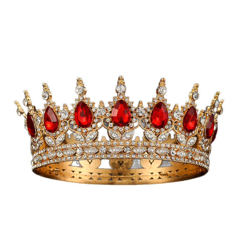 Corona para mujer con elegantes piedras preciosas