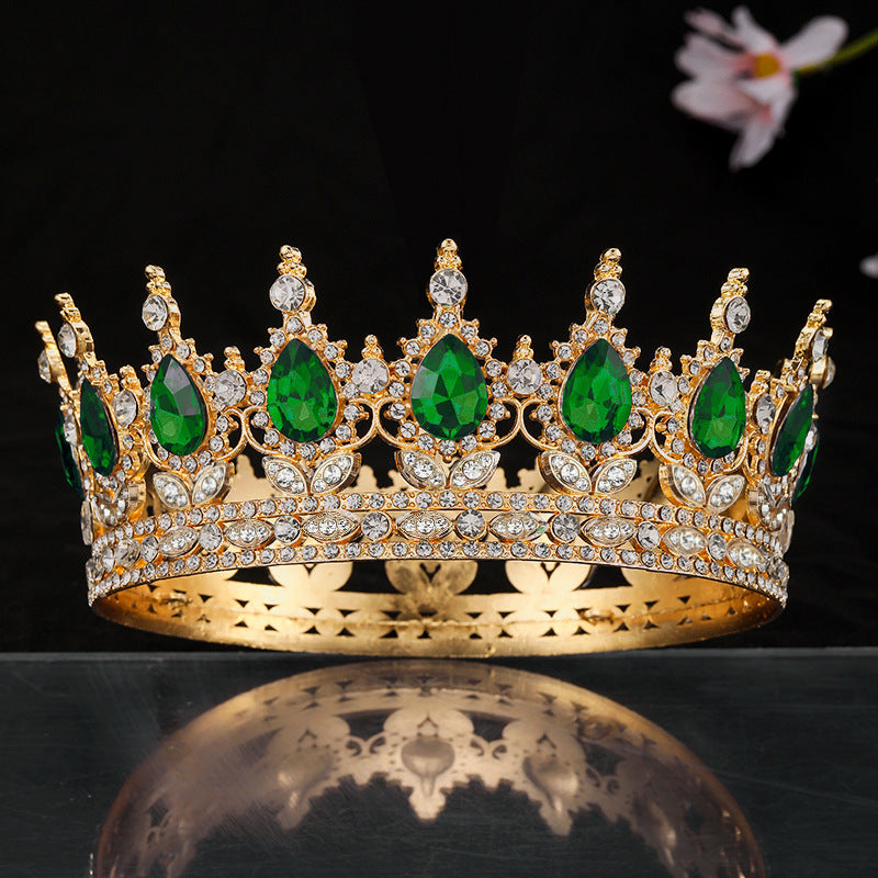 Corona para mujer con elegantes piedras preciosas