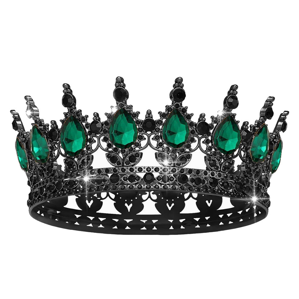 Corona para mujer con elegantes piedras preciosas