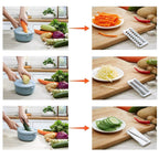 Cortador de verduras multifuncional 12 en 1