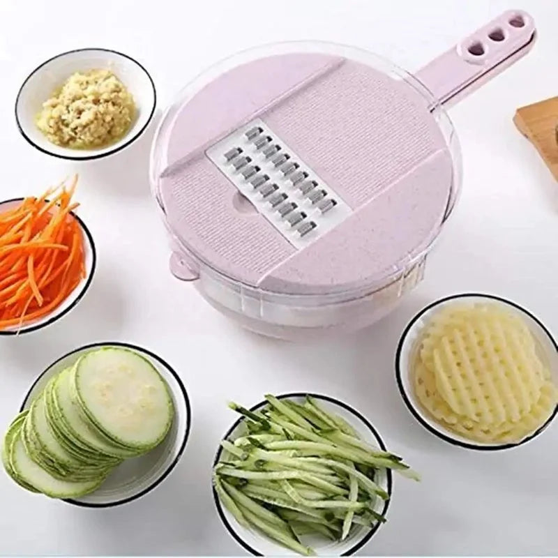 Cortador de verduras multifuncional 12 en 1