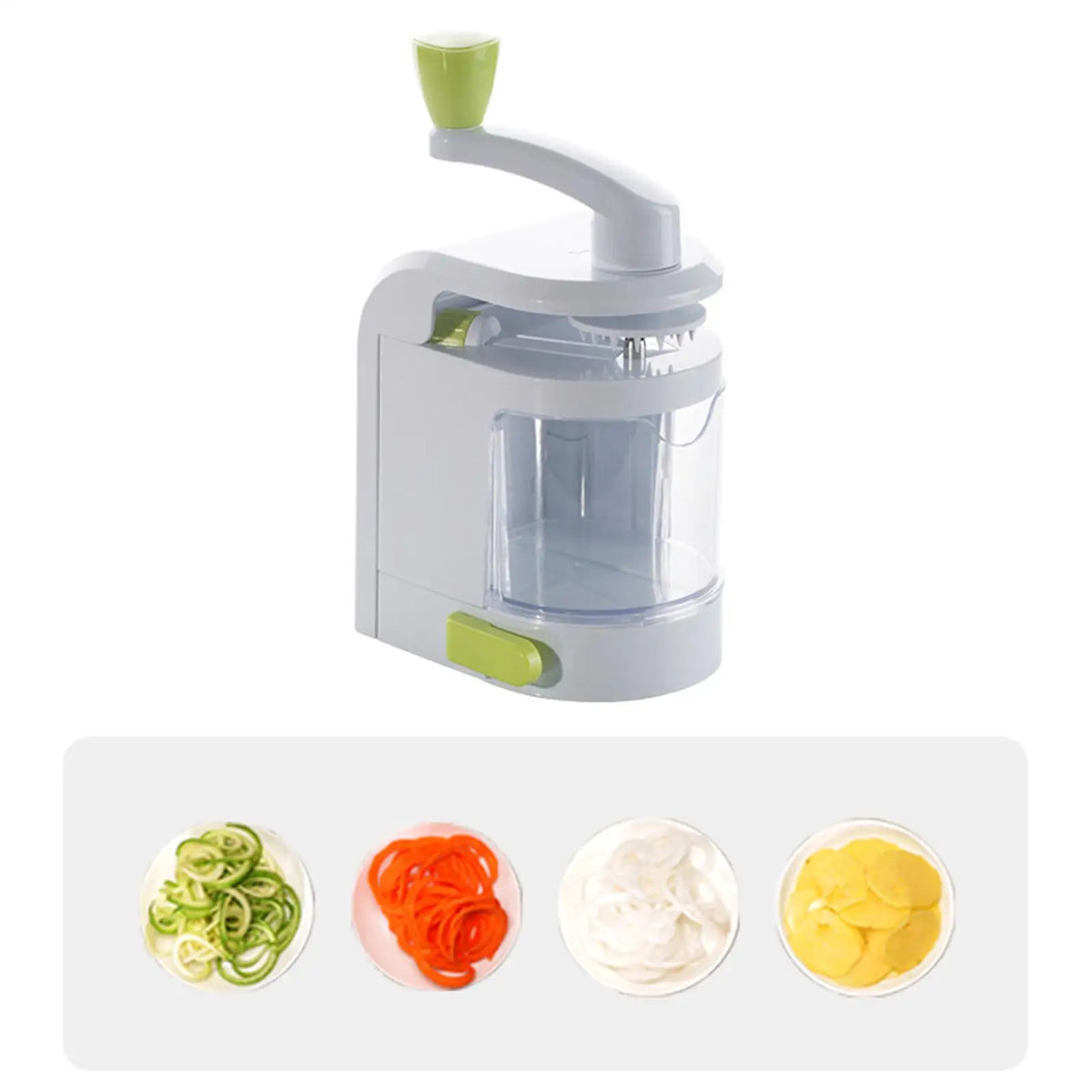 Cortador manual rotatorio de verduras para cocina