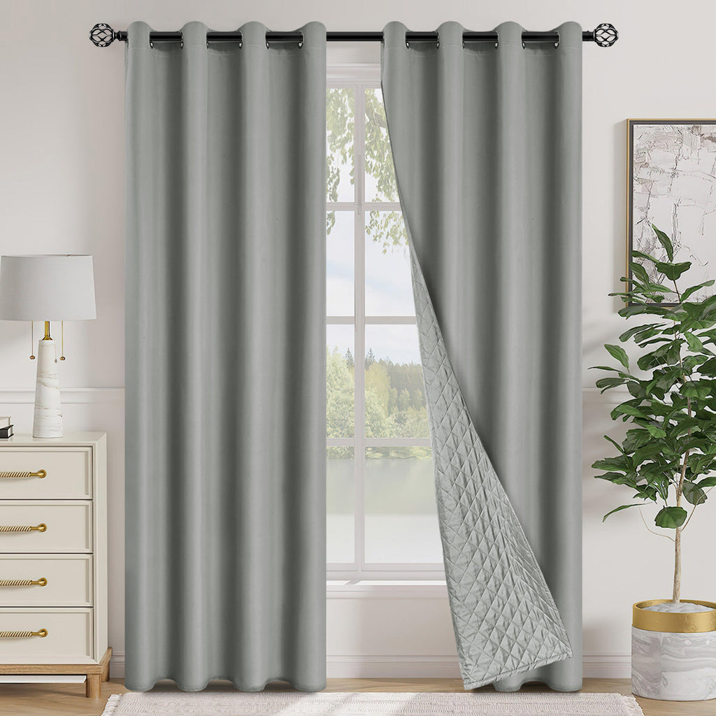 Cortinas opacas térmicas aislantes para ventana
