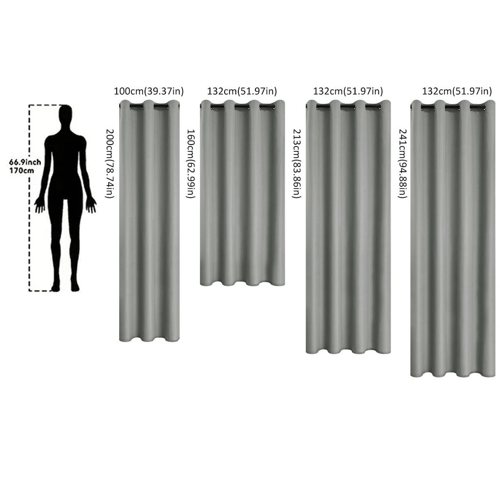 Cortinas opacas térmicas aislantes para ventana