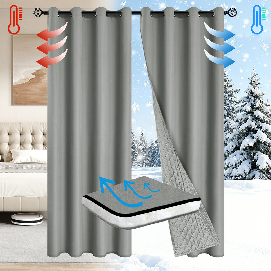 Cortinas opacas térmicas aislantes para ventana