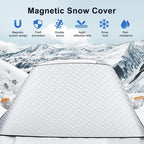 Cubierta magnética para parabrisas contra nieve y escarcha