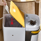 Cubo de basura 2 en 1 con separación seco y húmedo