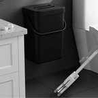 Cubo de basura mini Binova con tapa colgante y de pared