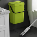 Cubo de basura mini Binova con tapa colgante y de pared