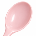 ORNISHOP Pastel Pink Ceramic Spoon Cuchara de cerámica rosa pastel ORNISHOP 15 cm pequeña para servir