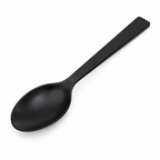 Cuchara de mesa de acero inoxidable negro mate ORNISHOP 20 cm