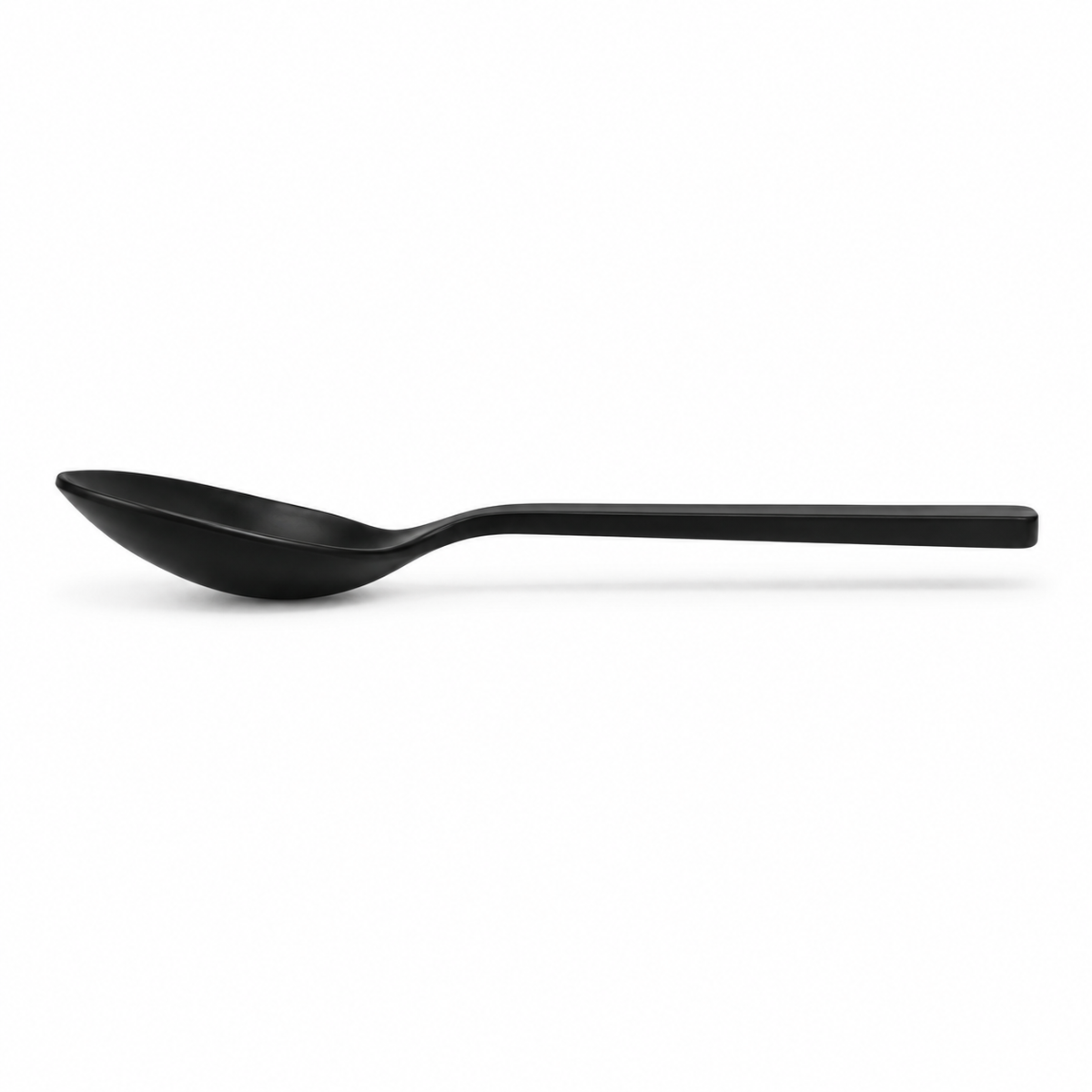 Cuchara de mesa de acero inoxidable negro mate ORNISHOP 20 cm