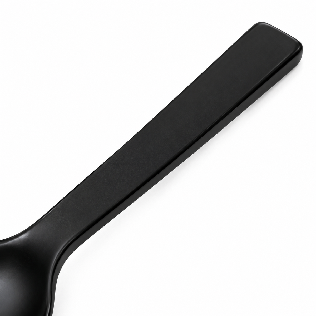 Cuchara de mesa de acero inoxidable negro mate ORNISHOP 20 cm