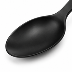 Cuchara de mesa de acero inoxidable negro mate ORNISHOP 20 cm