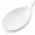 Cuchara de porcelana blanca 15 cm cuchara de mesa clásica
