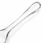 Cuchara de servir de cristal 20 cm transparente